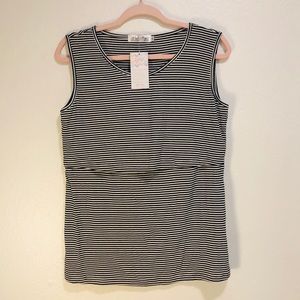Latched Mama nursing striped top